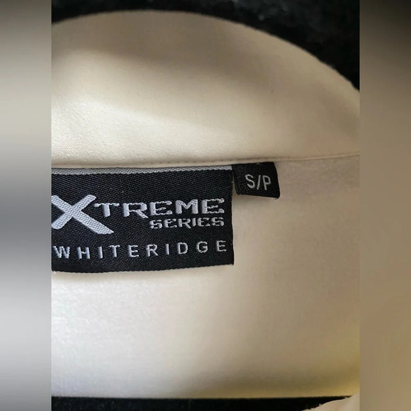 Whiteridge Xtreme Series Cream Fleece Golf Short Sleeve full zip jacket Sz S - Picture 11 of 15